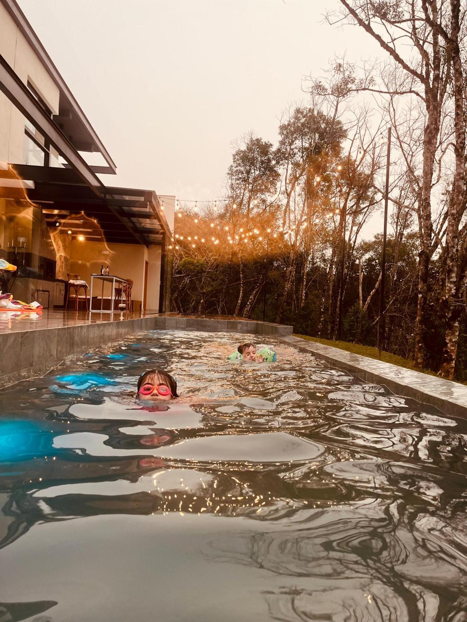 Paraiso Em Rancho Queimado Com Piscina Aquecida Exterior foto